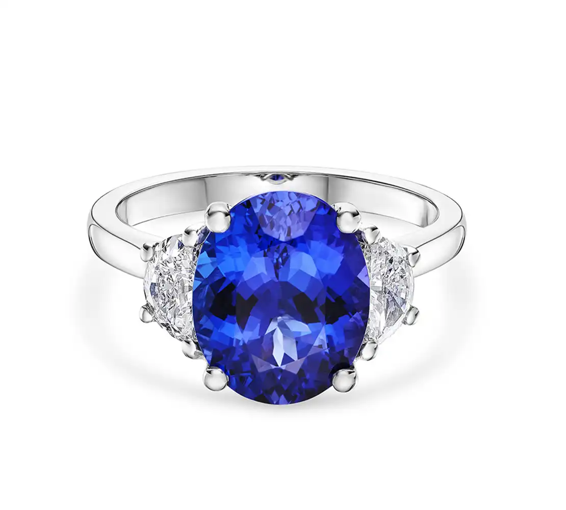 Diamond ring photographed for e-commerce in Birmingham