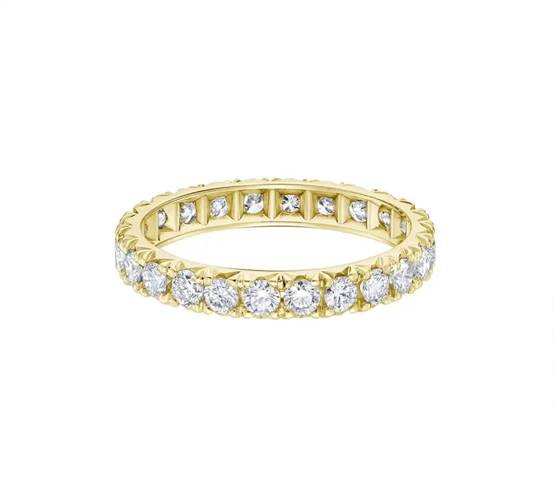 Gold jewellery photographed in the Jewellery Quarter